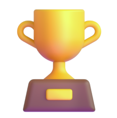 Trophy icon representing goal achievements
